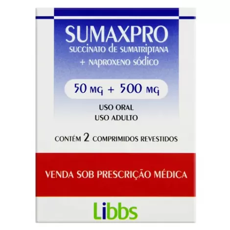 Sumaxpro 50mg + 500mg 2 comprimidos revestidos