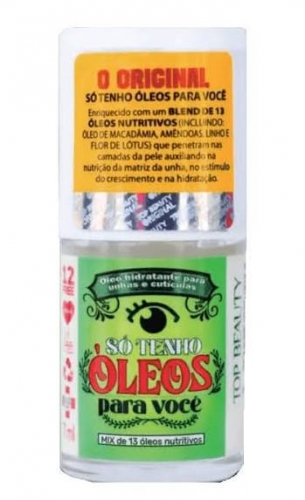 Esmalte Top Beauty SOS So Tenho Oleos para você 7mL
