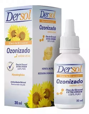 Oleo De Girassol Dersol Ozonizado 30Ml