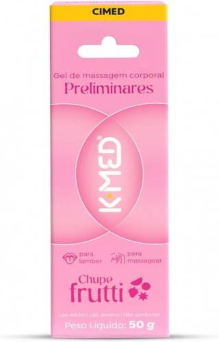 K-Med Preliminares Gel de massagem corporal 50G Chupe Tutti Frutti