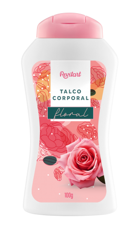 Talco Corporal Revitart Sensações Floral 100g