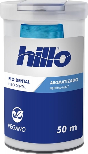 FIO DENTAL VEGANO SABOR MENTA 50MTS  1UN