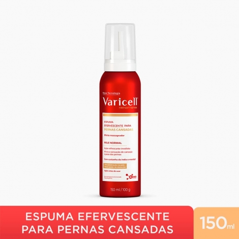 Varicell Nanointense Espuma Efervescente para pernas cansadas 150Ml