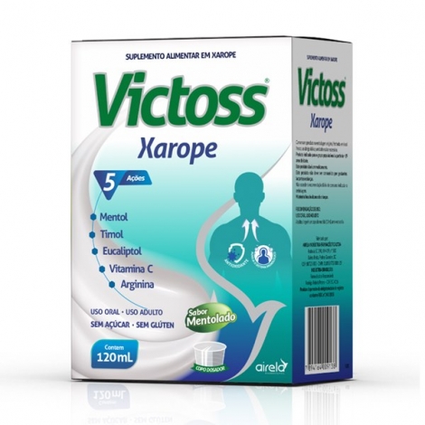 Vitamina C + Arginina + Mentol - Victoss Adulto Xarope 120ml