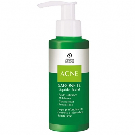 Sabonete liquido facial Antiacne Abelha Rainha 110Ml