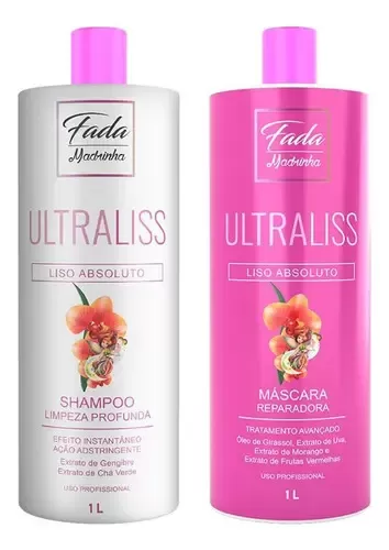Kit Mascara Reparadora Ultraliss Fada Madrinha 1L