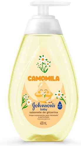 Sabonete Liquido de Glicerina Johnsons Baby 400Ml Camomila