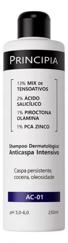 Shampoo Dermatológico Anticaspa Intensivo AC-01 250ml Principia