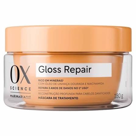 Creme Tratamento OX Mari Maria Science Gloss Repair 180G