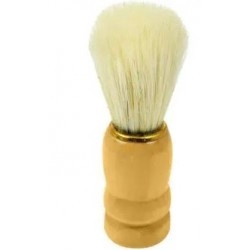 PINCEL BARBA PELO NATURAL CABO MADEIRA LUXO x 1un SANTA CLARA