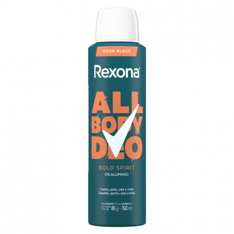 Desodorante Rexona Aero All Body Deo Bold Spirit 150mL