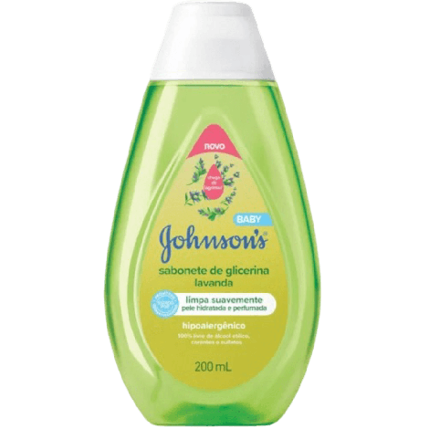 Sabonete Liquido Jonhson`s Baby 200mL Lavanda