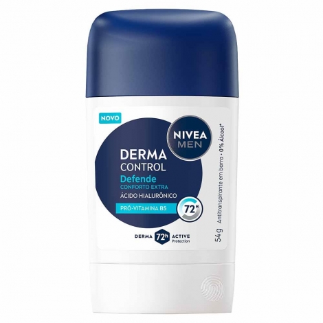 Desodorante Nivea Barra 54G Derma Control Defende Men