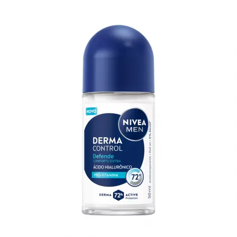 Desodorante Nivea Roll 50Ml Men Derma Control Defende