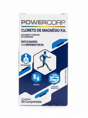 CLORETO DE MAGNESIO P.A  60 comprimidos Powercorp