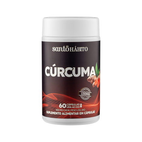 Suplemento Curcuma 130Mg C60 Caps Santo Habito
