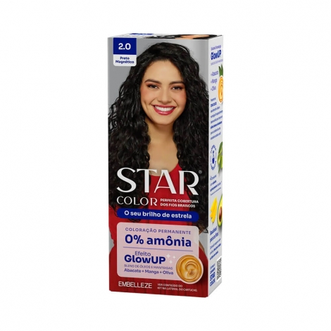 Tinta Star Color se Amonia 2.0 Preto Magnetico