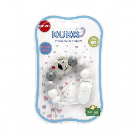 PRENDEDOR DE CHUPETA KUKA SILICONE CACHORRO