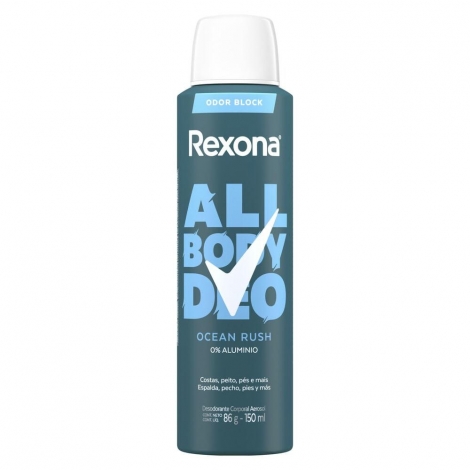 Desodorante Rexona Aero All Body Deo Ocean Rush 150mL