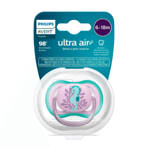 Chupeta Philips Avent Ultra Air Decorada universal 6-18 meses