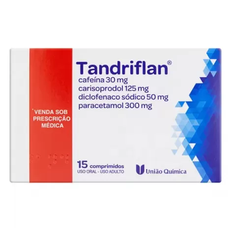 Tandriflan 300mg + 125mg + 50mg + 30mg 15 comprimidos