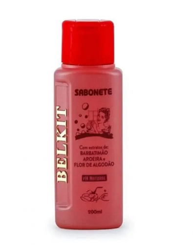 SABONETE LIQUIDO INTIMO BARBATIMAO AROEIRA FLOR DE ALGODAO 200 ML BELKIT