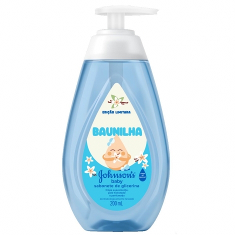 Sabonete Liquido J&J Baby 200Ml Baunilha