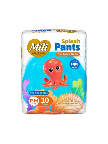 Fralda Mili Lovecare Pants Splash Pm 10Un piscina