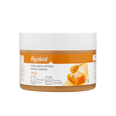 Cera Depilatória Revitart Basics Mel para Microondas 260g