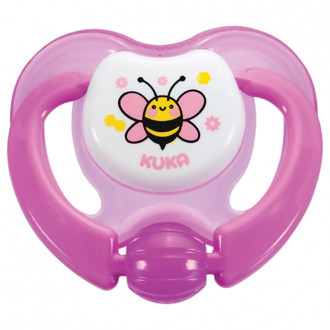 Chupeta Ortodôntica Kuka Lovely Nº2 6 meses + Rosa