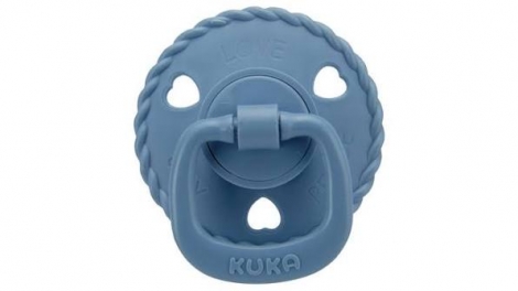 Chupeta Classic Kuka Redondo Masculino 0-6m Azul 2491