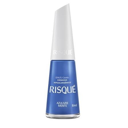ESMALTE RISQUE AZUL LIVREMENTE 8mL
