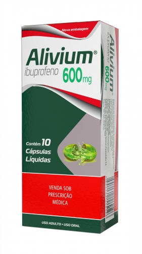 Alivium 600mg 10 cápsulas moles