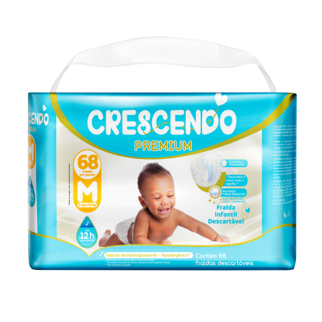 Fralda Crescendo Premium Bag M 68Un