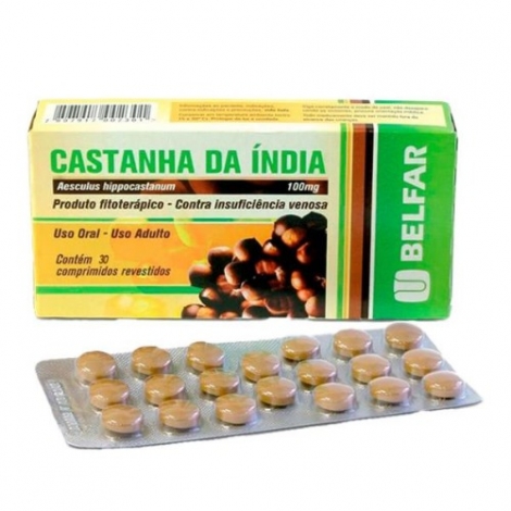 CASTANHA DA INDIA 100MG  30 comprimidos