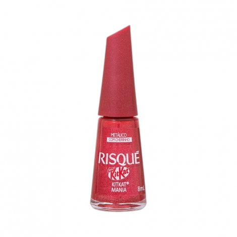 Esmalte Risque Nu Metalico Kit Kat Kitkat Mania