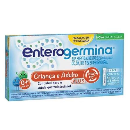 Enterogermina Plus  10 flaconetes de 5ml