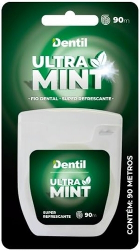 FIO DENTAL ULTRA MINT COM CERA 90 MT DENTIL