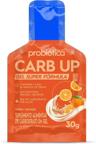 Carb Up Gel Super Fórmula sabor Laranja 30g Probiótica