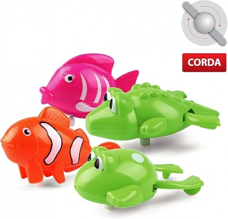 Brinquedo Para Banho Animais Marinhos sortidos