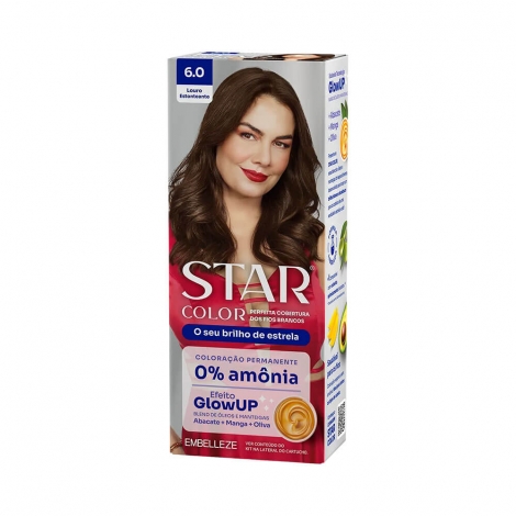 Tinta Star Color sem Amonia 6.0 Louro Estonteante