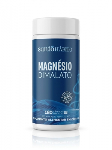 Magnesio Dimalato 350Mg 180 Caps Santo Habito
