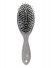 Escova Cabelo Oval Prata Glitter Santa Clara