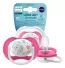 Chupeta Avent Ultra Air 6-18 Meses Menina Rosa Elefante