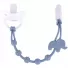 Prendedor De Chupeta Buba Em Silicone Cloudy Elefante azul