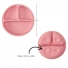 Pratinho Em Silicone Com Ventosas Rosa Buba