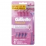 Aparelho de Depilar Descartável Feminino Gillette Prestobarba 3 4 unidades