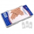 Unha Postica Transparente para Alongamento Santa com 200unidades Santa Clara Ref 2502