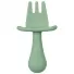 Kit Talheres Buba Silicone Verde