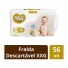 Fralda Descartável Mili Love & Care Giga XXG 56 Unidades